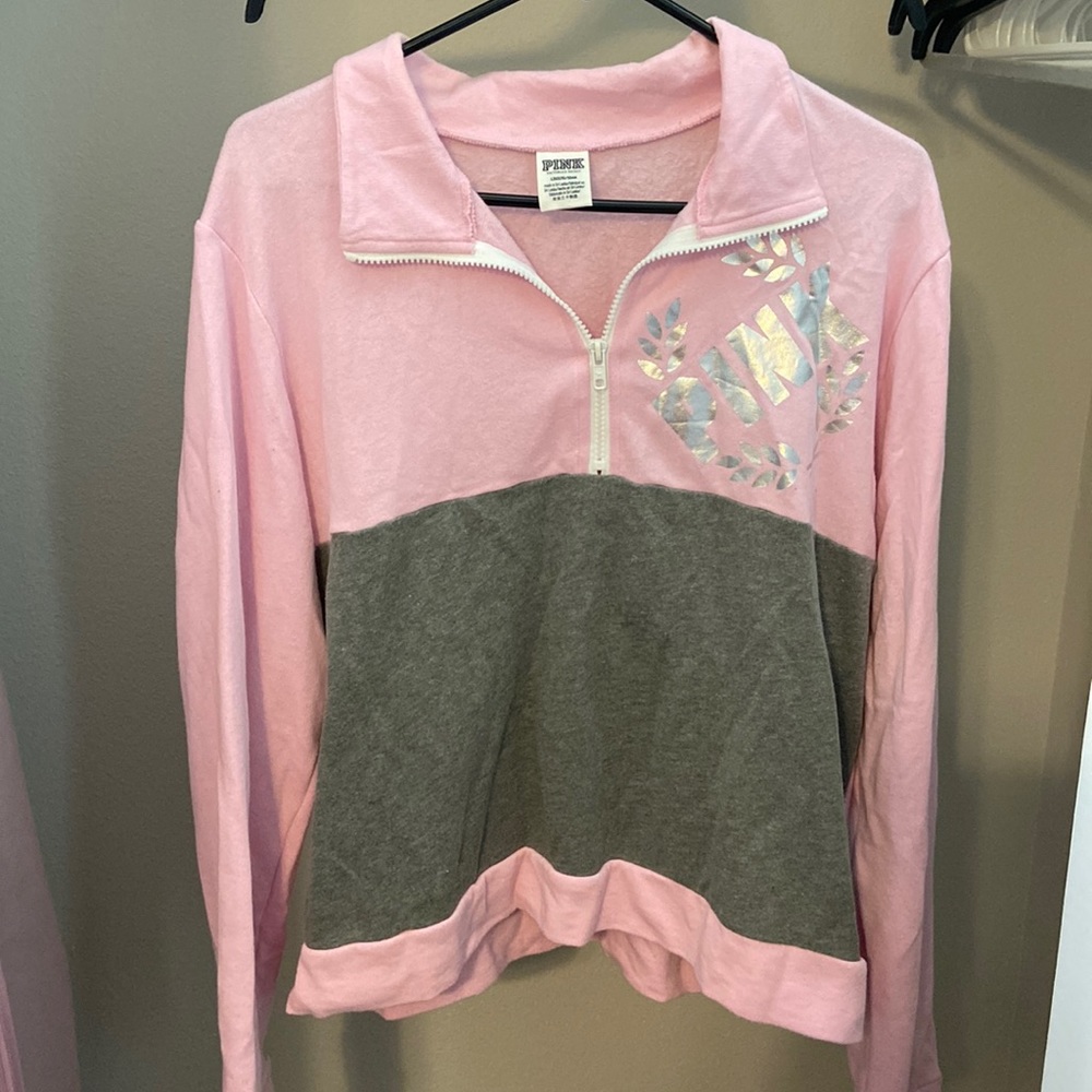 Victoria Secret Pink size large quarter zip
